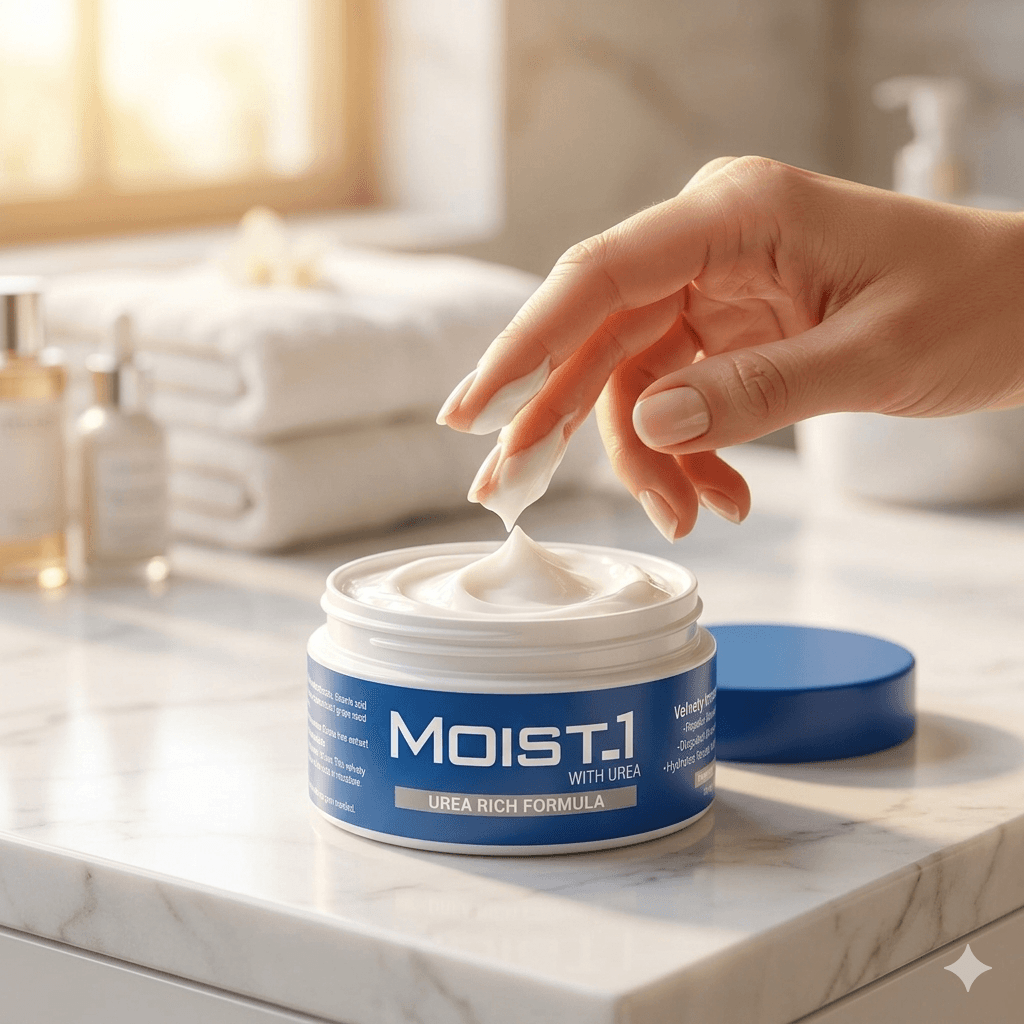Moistt Cream — Cosmetics product photography