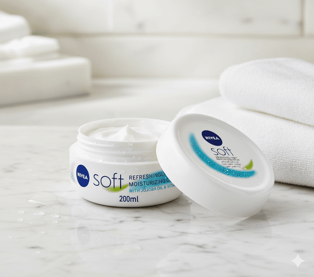 Nivea soft — Cosmetics product photography