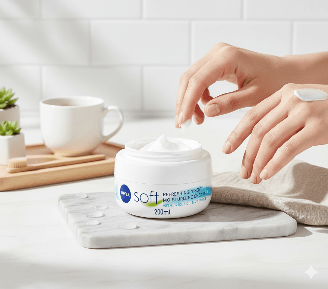 Nivea soft — Cosmetics product photography