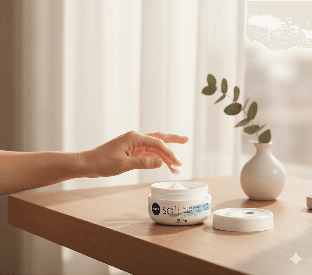 Nivea soft — Cosmetics product photography