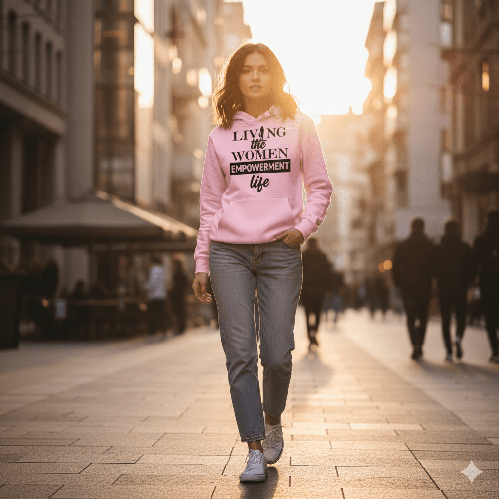 Pink Hoodie — Fashion product photography