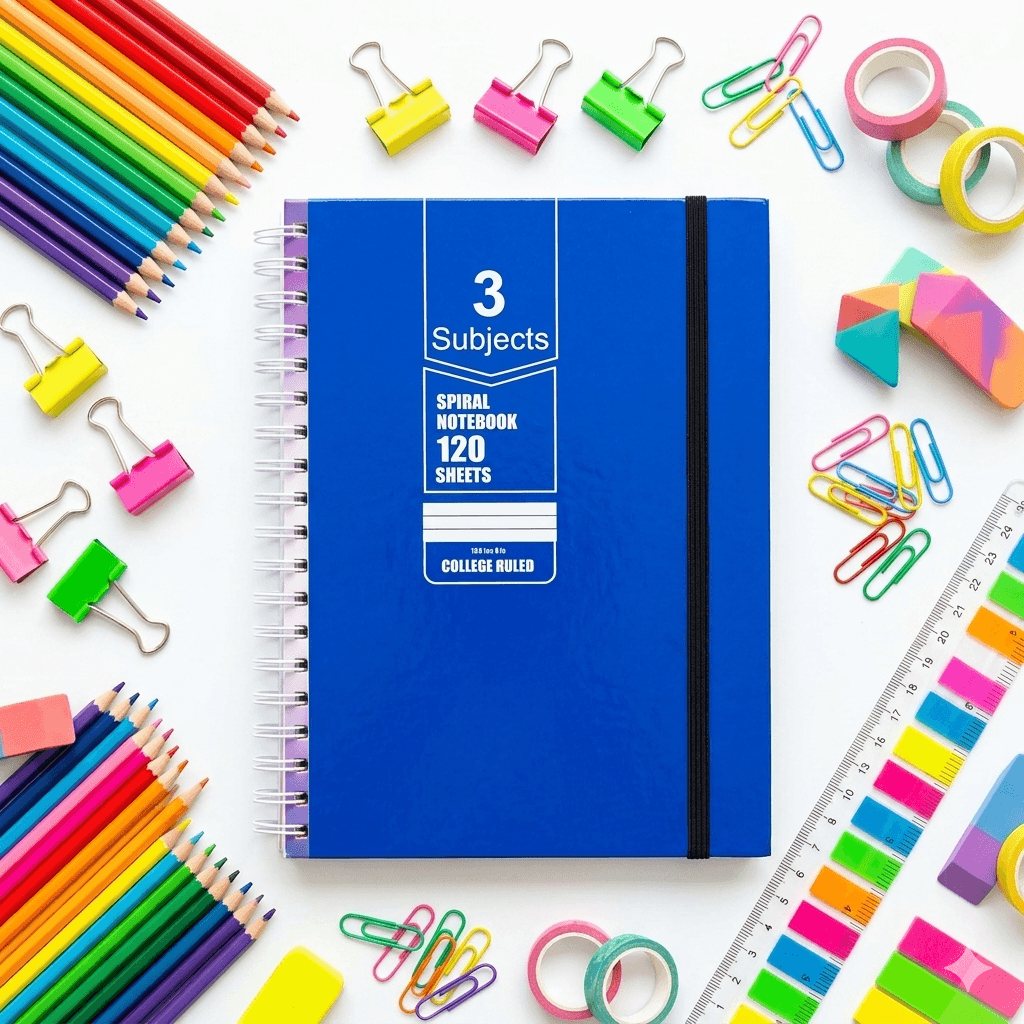 Notebook — Office product photography