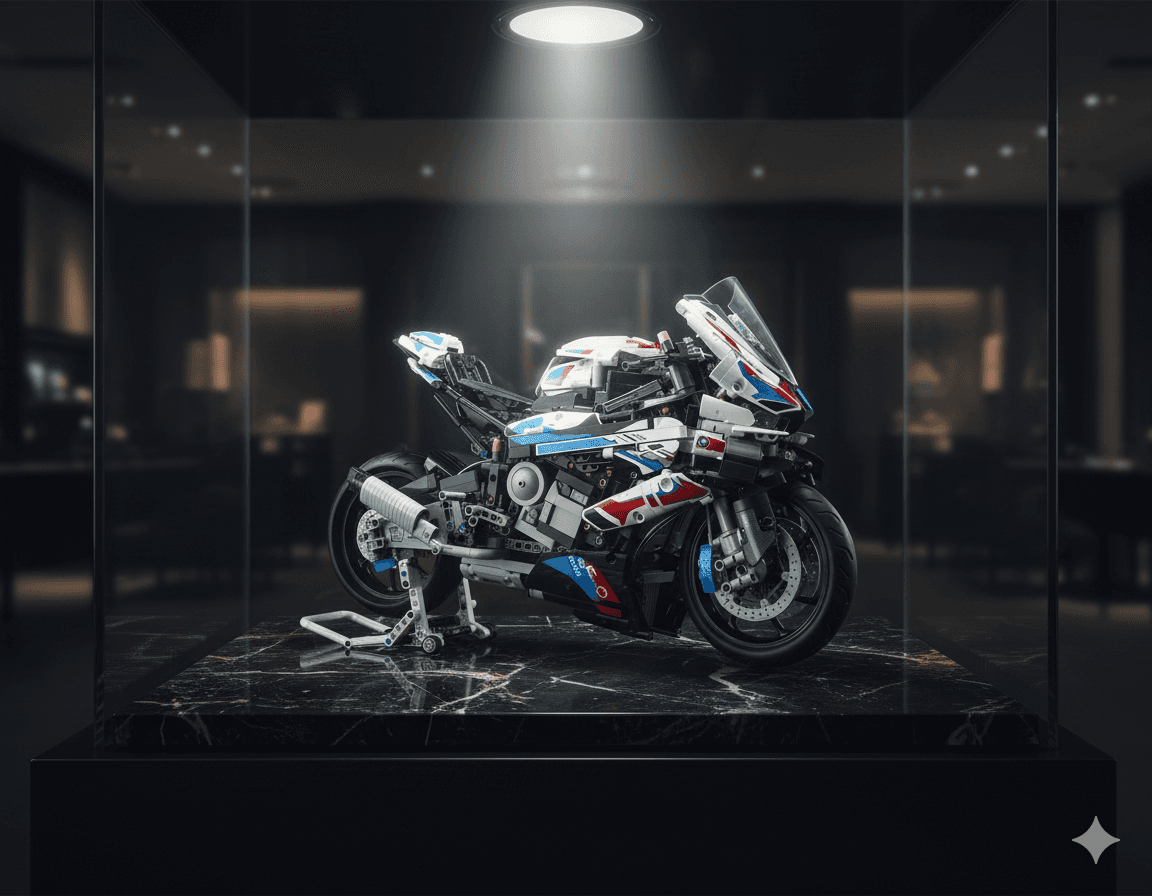 Motorcycle — Toys product photography