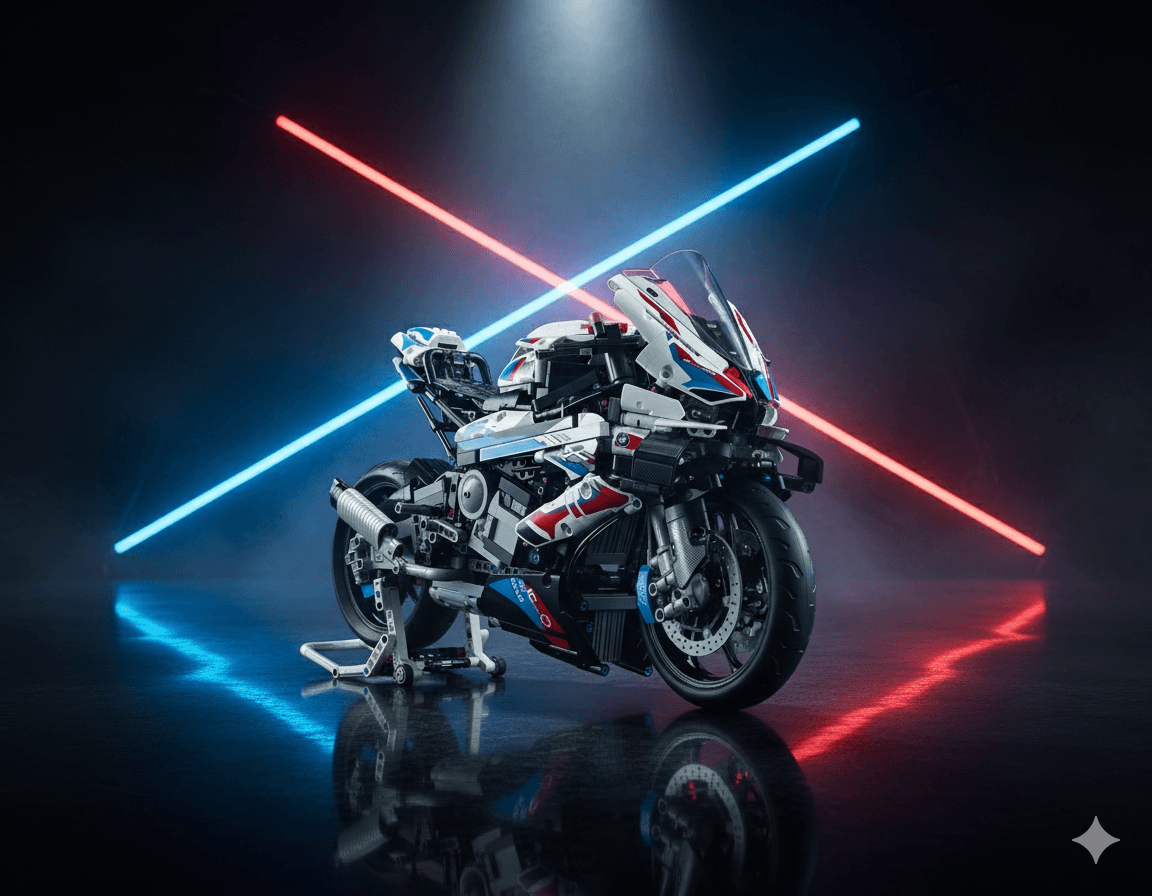 Motorcycle — Toys product photography